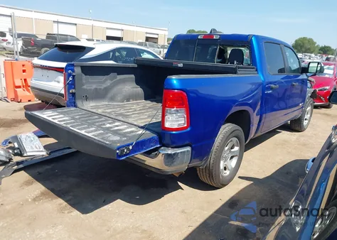 2019 Ram 1500 Tradesman 4X4 5'7 Box z USA, uszkodzony, nr VIN 1C6SRFGT9KN525797